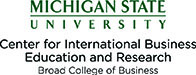 Michigan State University CIBER Broad College of Business logo